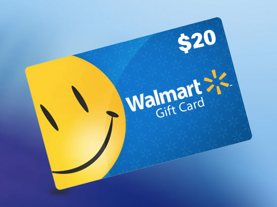 Win a 20 Walmart Gift Card!
