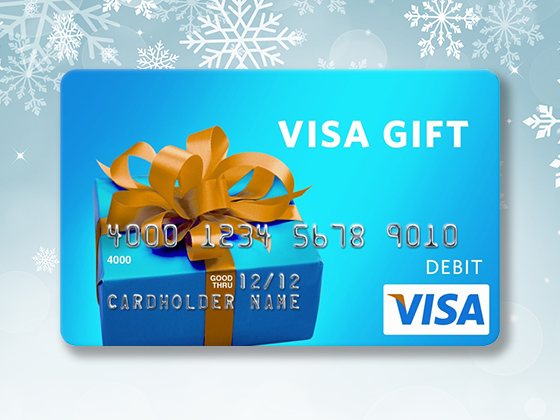 Win a 50 Visa Gift Card!